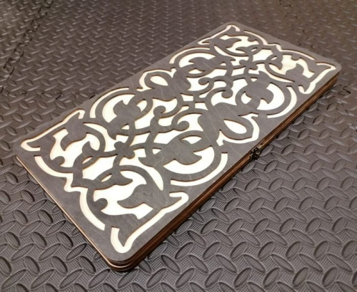 Нарды 50х25х2,8 см "Лазер" GreenL 995801 фото 3 Нарды 50х25х2,8 см "Лазер" GreenL 995801 фото 3