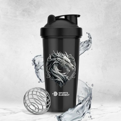 Шейкер 600 мл S01-600 черный Dragon 03481