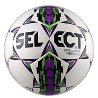 Мяч футбольный №5 Select Brillant Replica бело-фол-зел 811608-003/01589