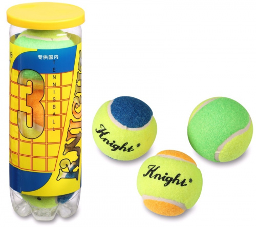 Мячик для большого тенниса 1 шт (цветной) Knight В803T 01255 
