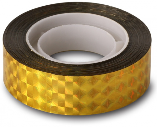 Обмотка (скотч) для обруча 12ммх10м золото 24118 Обмотка (скотч) для обруча 12ммх10м золото 24118