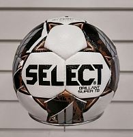 Мяч футбольный №5 Select Brilliant Super бело-коричнево-серый 05064