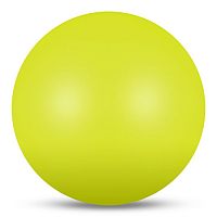 Мяч для художественной гимнастики 19 см лимонный IN329 03088