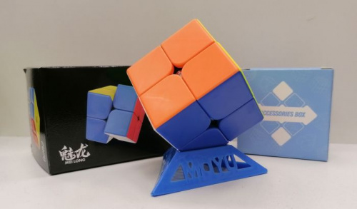 Кубик Рубика 2х2 MoYu Meilong M магнитный 998403