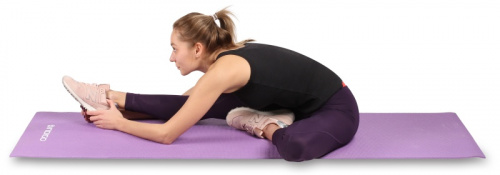 Коврик для йоги 0,6х61х173 см фиолетовый с тиснением IN020 27417 фото 5