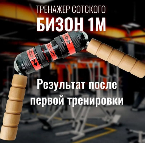 Эспандер Сотского Бизон-1М светлые ручки 996230 фото 3