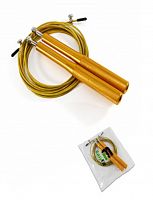 Скакалка 3 м метал. трос золотой EasyFit 04041