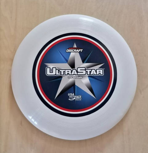 Диск Фрисби Discraft Ultra-Star белый 175 гр