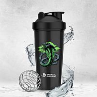 Шейкер 600 мл S01-600 черный Snake Змея 03482