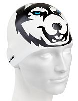 Шапочка для плавания Husky белый 02W силикон