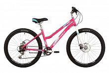 Велосипед подростковый NOVATRACK 24" JENNY розовый рама 14" 996399