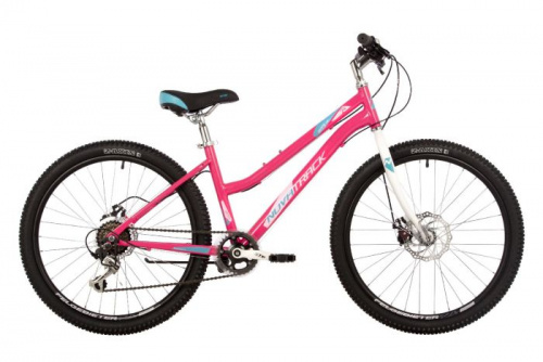 Велосипед подростковый NOVATRACK 24" JENNY розовый рама 14" 996399