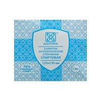 Салфетка спиртовая антисептическая 1 шт 4978277