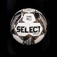 Мяч футбольный №4 SELECT бело-серый 05061