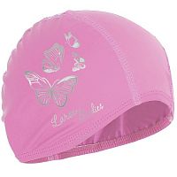 Шапочка для плавания PU Coated 3059 розовый Бабочки Ladies Butterfly 329369