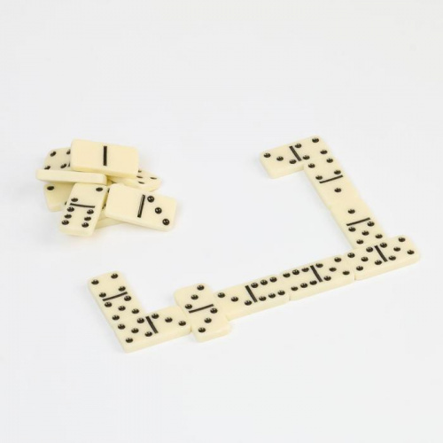 Домино кость 2х4 см в оранж. кор. "Классическое" 537843 фото 3 Домино кость 2х4 см в оранж. кор. "Классическое" 537843 фото 3