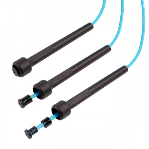 Скакалка 2,75 м ПВХ шнур голубая Start Up ECE063 370895 фото 2