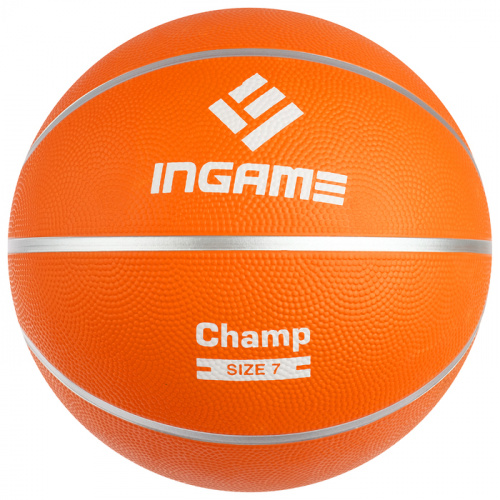 Мяч баскетбольный №7 PVC Ingame Champ синий 5073166