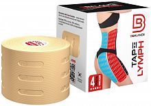 Тейп BBalance бежевый 5 м х 5 см перфор, хлопок, для тела BB Lymph Tape 998704