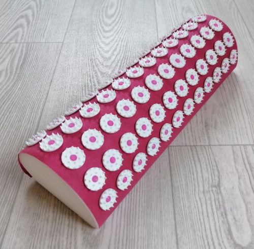 Аппликатор игольчатый (валик) 130х380 мм универсальный красный 998271