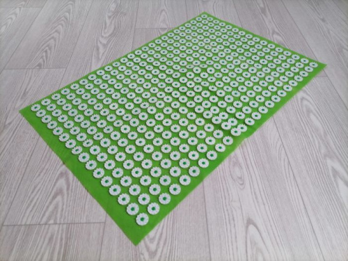 Аппликатор игольчатый (коврик) 500х750 мм зеленый 998318