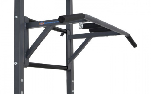 Турник навесной на шведскую стенку 3 хвата ДТ (графит) 997973 Турник навесной на шведскую стенку 3 хвата ДТ (графит) 997973