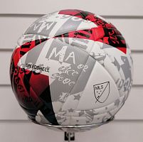 Мяч футбольный №5 Adidas MLS красно-белый 06705