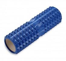 Ролик массажный для йоги 45*15 см синий 00759