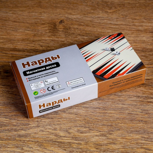 Нарды магнитные 20х20 см QX5420/578805 фото 6