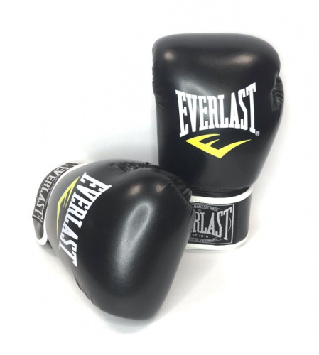 Перчатки боксерские 10 унц Everlast черный 01115 фото 2