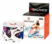 Тейп BBalance цветной 5 м х 5 см Бабочки хлопок, для тела 998712