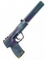 Макет Пистолета с глушителем (резинкострел) USP Geometric 0229 998483