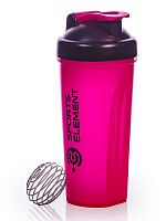 Шейкер 600 мл S01-600 розовый Sports Element Агат 01967