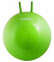 Мяч фитнес 65 см с ручкой зеленый Torres 121465