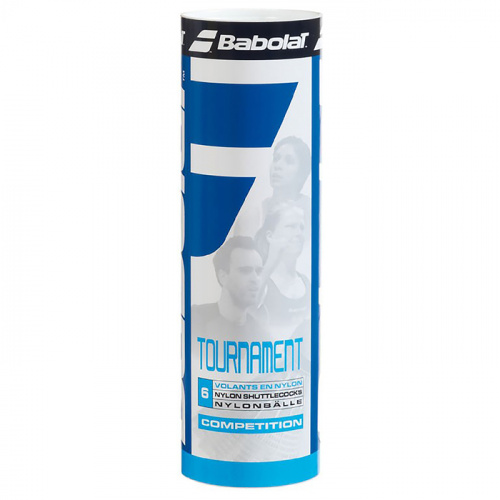 Волан нейлон 6 шт белый Babolat Tournament арт.562004, 3275373