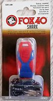 Свисток пластик Fox 40 Sharx красный 03509