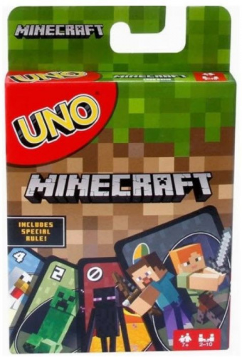 Игра настольная "UNO" Уно для детей 7+ Майнкрафт 02706