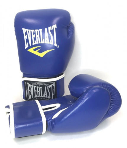 Перчатки боксерские 8 унц Everlast синий 00595