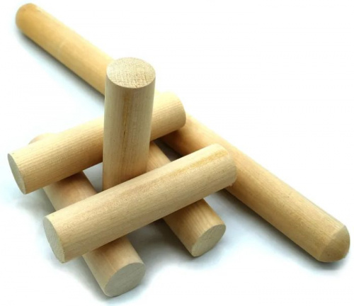 Городки дерево 1 бита 49х3,5 см + биток 5 шт 16х3,5 см 996140
