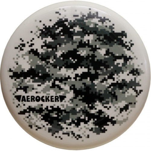 Диск Фрисби 25 см Aerocker Невидимка белый 962226