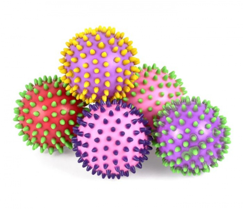 Мяч массажный 07 см средней мягк двухцветный FLD-11 102700 Мяч массажный 07 см средней мягк двухцветный FLD-11 102700