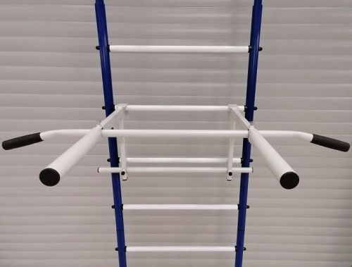 ДСК Вертикаль Юнга-5+ТБ враспор, синие стойки, белые пер (ширина 70 см) 9975109 фото 7