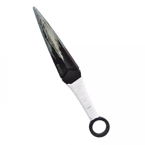 Макет ножа Кунай Кость Bone черно-белый Standoff 998486 Макет ножа Кунай Кость Bone черно-белый Standoff 998486