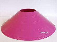 Конус разметочный (фишка футбольная) розовая (лиловая), выс 5 см, диам 19 см 998107