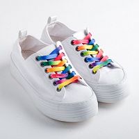 Шнурки для обуви радуга 110 см 4518255