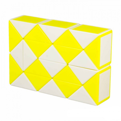 Кубик Рубика Змейка 24 звена двухцветная QiYi blocks 997239 фото 2