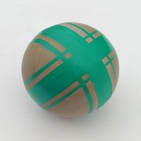 Мяч резиновый (каучуковый) 7,5 см Р7-75 мятно-бежевый 996729