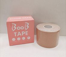 Тейп Кинесио Boob Tape бежевый розовая уп 5 м х 5 см 996189