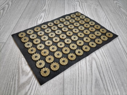 Аппликатор игольчатый (коврик) 230х320 мм черный 998335