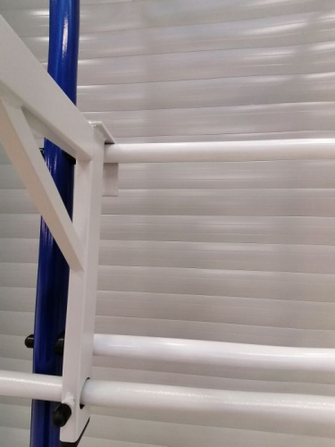 ДСК Вертикаль Юнга-5+ТБ враспор, синие стойки, белые пер (ширина 70 см) 9975109 фото 6